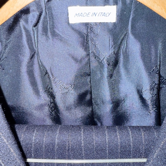 Brioni Navy Pinstripe Suit - Picture 7 of 10